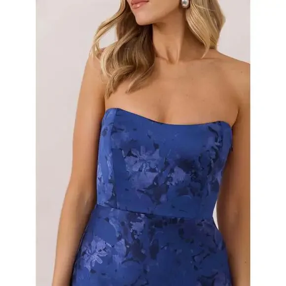 Park & Fifth Brodie Dress Size SS / Azure - Picture 2 of 5